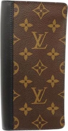 Louis Vuitton Pre-owned Canvas Portemonnee - unisex - Vintage Accessoires - Bruin - ONE Size - Vintage