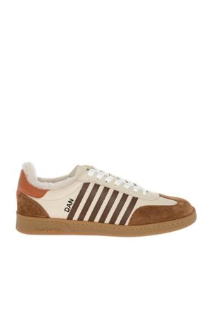 Dsquared2 Beige Stripes Boxer Sneakers
