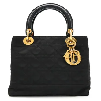 Dior Black Nylon Handbag Tote Bag (Pre-Owned)