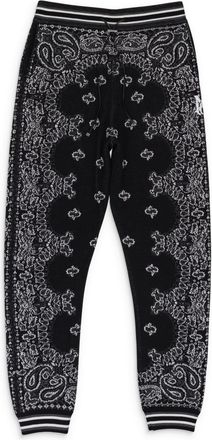 Amiri BLACK/GREY BANDANA B-BALL SWEATPANTS
