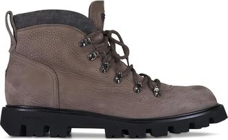 Fratelli Rossetti Stivaletti stringati in pelle scamosciata - Marrone