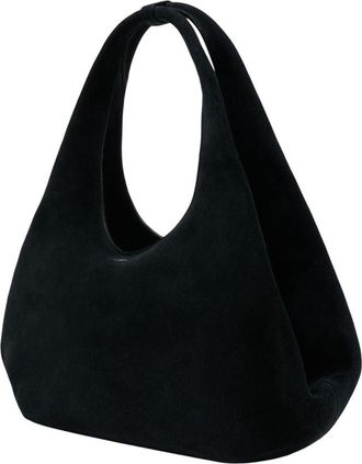 Coperni Womens Folded Calfskin Shoulder Bag Black