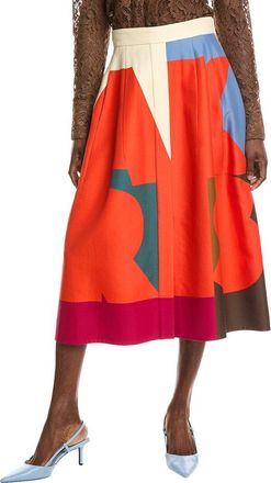 Akris Silk-Blend Skirt