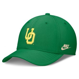 Nike Oregon Legacy Rise Vintage Nike Mens Dri-FIT College Hat in Green | NC0330DUOV-SUH