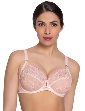Lise Charmel Womens Mon Amour 3 Part Full Cup Bra - Pink - Size 38F