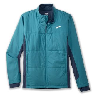 Brooks Mens Shield Hybrid Insulated Jacket 3.0 Blue XXL