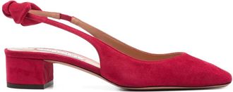 Aquazzura 35mm Very Bow Tie pumps - Roze