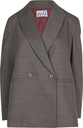 Ni&ugrave; Niu, Donna, Giacche, Marrone, S, new