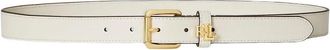 Ralph Lauren Kpper 25 Riem Skinny - Dames - Riemen - Wit - L - Accessoires