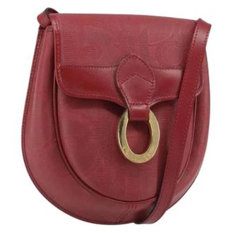 Dior Pre-owned Cross Body Bags, female, Red, Size: ONE SIZE Pre-owned Vintage Plastic Shoulder Bag