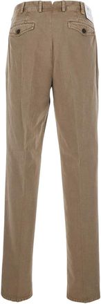 Pantaloni Torino Mens Trousers Brown Tech Fabric