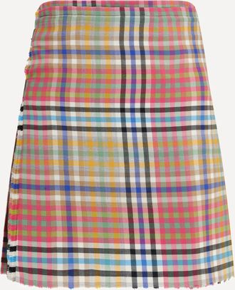 Vivienne Westwood Gonna Heather Kilt mini a quadri Woman 38