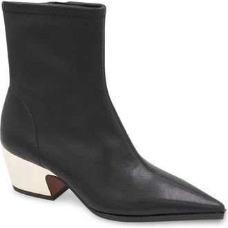 Bcbgmaxazria Seriba Block Heel Bootie in Black at Nordstrom Rack, Size 9.5