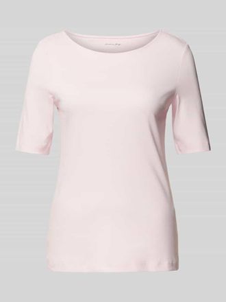 Christian Berg T-Shirt mit U-Boot-Ausschnitt in Hellrosa, Gr&ouml;&szlig;e 42