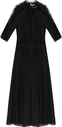 Isabel Marant Dames, Jurken, Zwart, Maat: XL Katoen