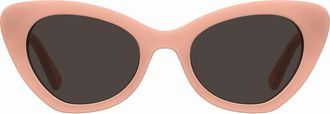 Moschino 51mm Cat Eye Sunglasses in Orange at Nordstrom Rack
