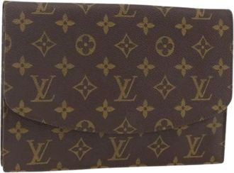 Louis Vuitton Pre-owned Clutches, female, Brown, Size: ONE SIZE Pre-owned Clutch Bag