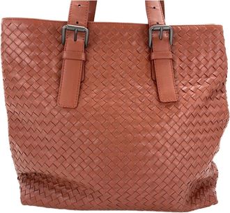 Bottega Veneta Red Color Tote Bag (Pre-Owned)