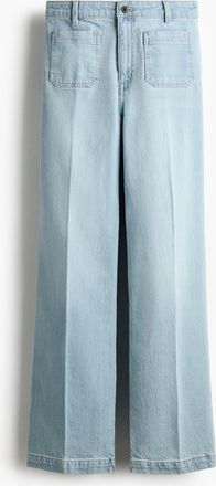 H&M Wide High Jeans - Blue