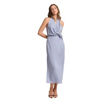 Kocca Party Dresses, female, Blue, Size: XS Halterneck Pure Verve Dress