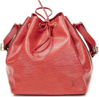 Louis Vuitton Pre-owned Womens Noe PM Shoulder Bag - Red - One Size