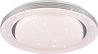 Trio Leuchten Trio Lighting - La Luz De Techo Moderna Atria Disco Led 22w Dimmer Effect Stars White
