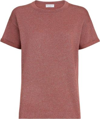 Brunello Cucinelli Brunello Cucinelli kasjmier en zijden top