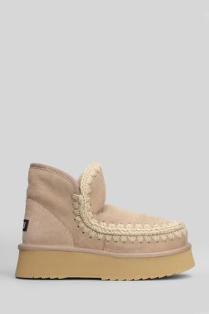 Mou Mini Eskimo Platform Ankle Boots Inside Wedge