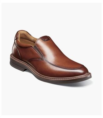 Florsheim Mens Norwalk Moc Toe Slip On In Cognac