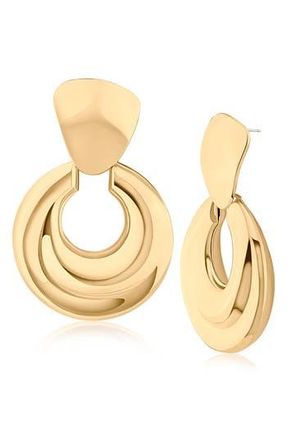 Jardin Doorknocker Drop Earrings in Gold at Nordstrom Rack