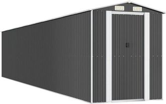 vidaXL Cobertizo De Jard&iacute;n Acero Galvanizado Antracita 192x1021x223 Cm Vidaxl