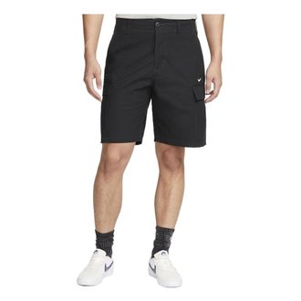 Nike Mens Nike Solid Color Button Cargo Shorts Black DQ6293-010