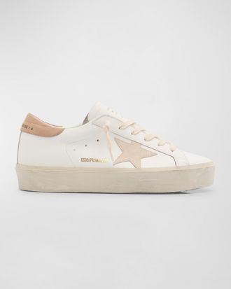 Golden Goose Hi Star Leather Low-Top Sneakers