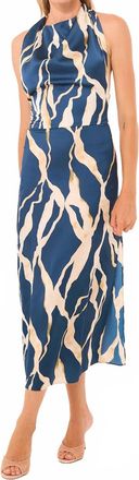 Misa Womens Harleen Dress In Vertical Abstract