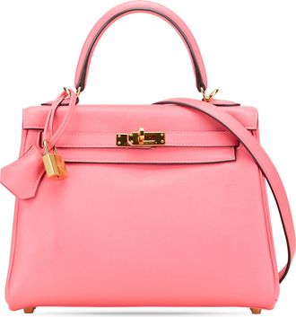 Herm&egrave;s Rose Lipstick Swift Kelly II Retourne 25