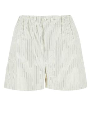 Bottega Veneta Printed Leather Shorts