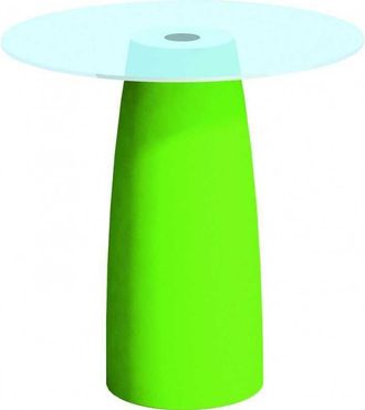 Monacis Mesita De Centro Break Cromia En Pol&iacute;mero Monacis - Vidrio &Oslash;70 Cm - 70 H