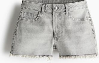H&M High Denim shorts - Grau