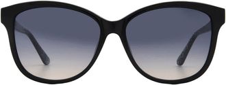 Guess Smoke Gradient Round Ladies Sunglasses GU7920 01B 58