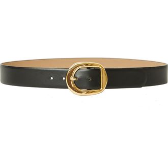 B-Low The Belt Greyson Leather Belt in Black Gold at Nordstrom Rack, Size Large