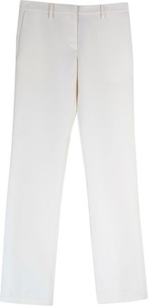 Magda Butrym Cream Tailored Wool Trousers Size XXS