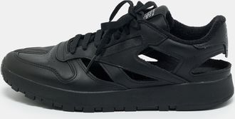 Maison Margiela Maison Martin Margiela X Reebok Black Leather Tabi Sneakers