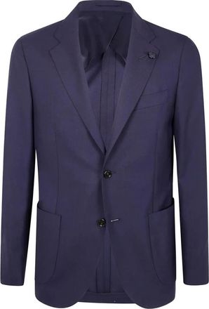 Lardini Iconic Drop 7 Regular Pak - Heren - Blazers - Blauw - L - Jassen