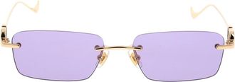 Valentino Zonnebril - Dames - Accessoires - Paars - Maat: ONE Size