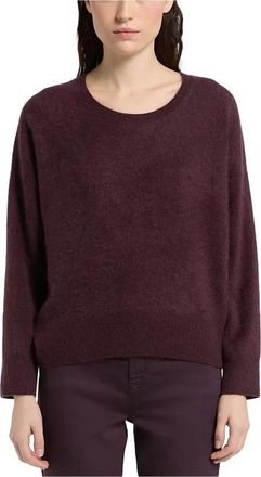 Marella Maglia Girocollo Tacito - - Knitwear - Donna - Viola - L