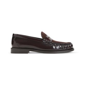 Brunello Cucinelli Penny Loafers - male - Brunello Cucinelli - Loafers - Red - 9 1/2 UK - Shoes