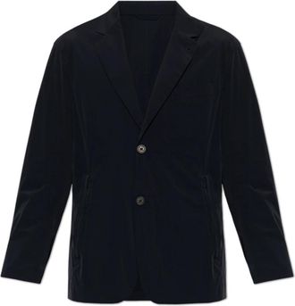 Emporio Armani Travel Essential stretch-nylon single-breasted blazer - Heren - Blazers - Zwart - XL - Nylon - Jassen