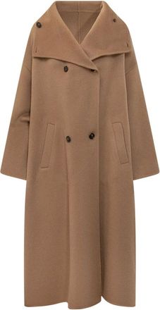 Malo Cappotto Svasato - Coats - Mujer - Beige - S