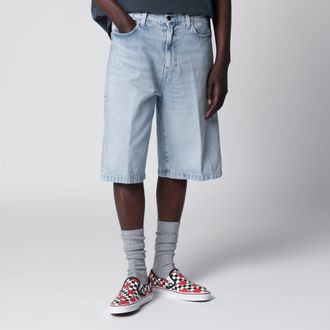 Carhartt Work in Progress Pantaloncini Langdon in denim di cotone blu
