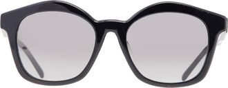 Loewe Smoke Gradient Irregular Ladies Sunglasses LW40079U 01B 55